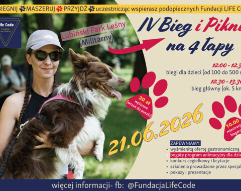 IV edycja Biegu na 4 Łapy już w niedzielę!