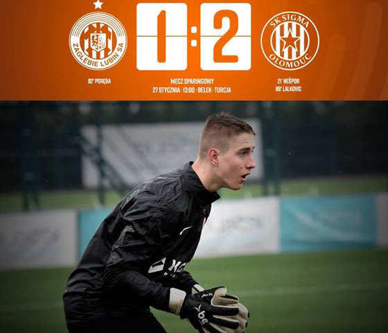 #BelekZL2019 | Skrót meczu: KGHM Zagłębie - Sigma Ołomuniec (1:2) (0:1)