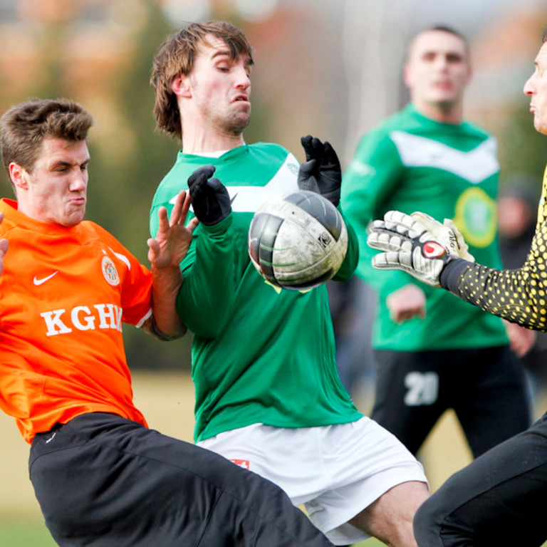 2012.01.13 Warta Poznań - Zagłębie Lubin (sparing, Grodzisk Wlkp)