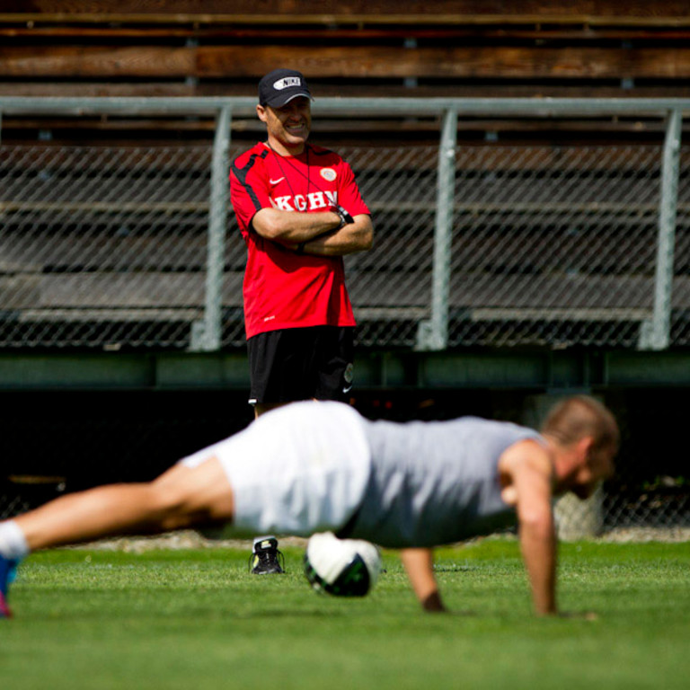 2012.07.28 Trening poranny przed sparingiem (St. Lambrecht-Austria)