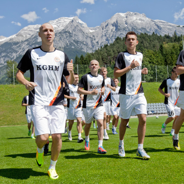 2013.07.01 Trening po meczu sparingowym (Hall in Tirol - Austria)