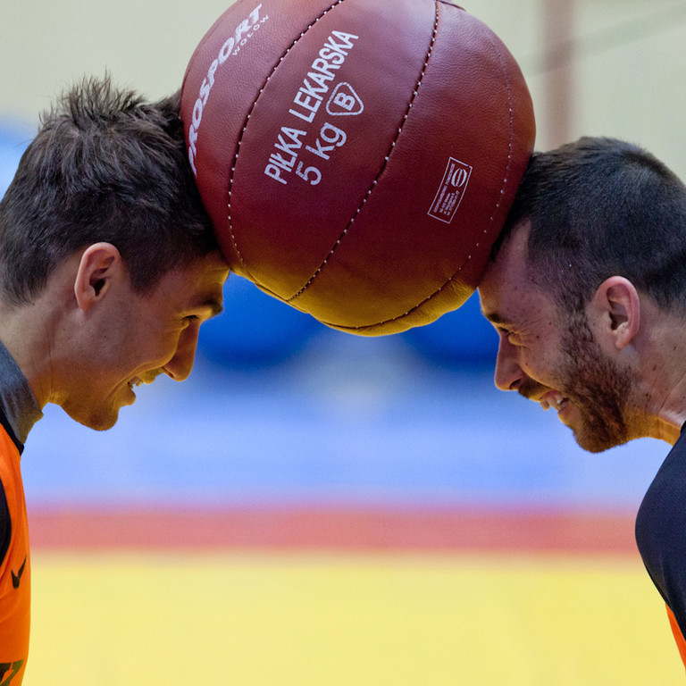 2014.01.13 Pierwszy trening na zgrupowaniu (Spała)