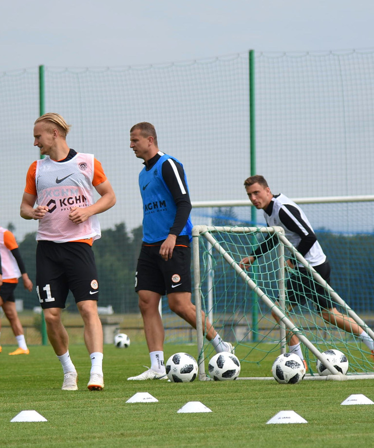 Trening KGHM Zagłębia w Lubinie