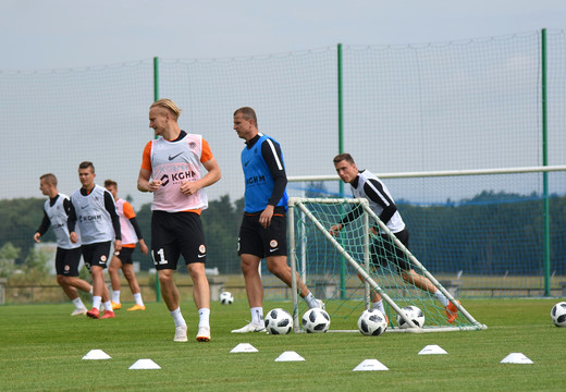 Trening KGHM Zagłębia w Lubinie