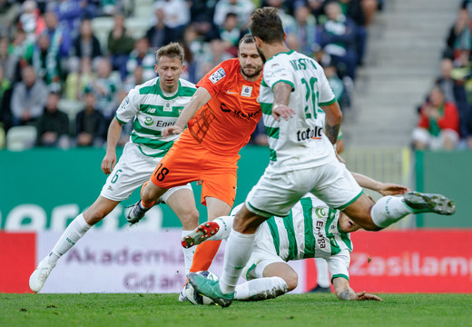 Skrót meczu Lechia - KGHM Zagłębie Lubin