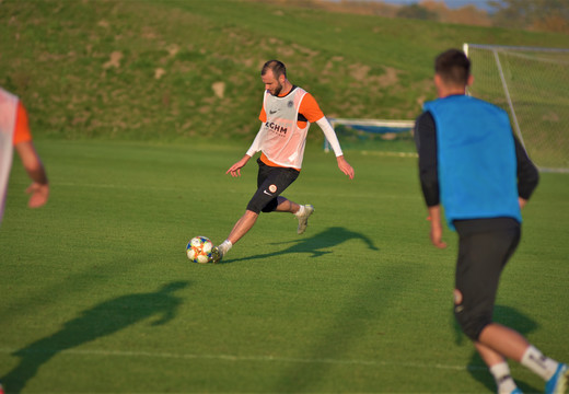 Trening "Miedziowych" okiem aparatu