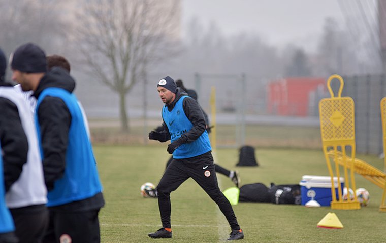 2019.02.13 Trening przed meczem z Miedzią Legnica