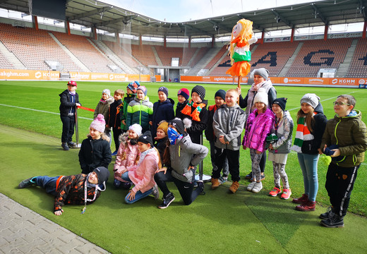 Pierwszy dzień wiosny na stadionie