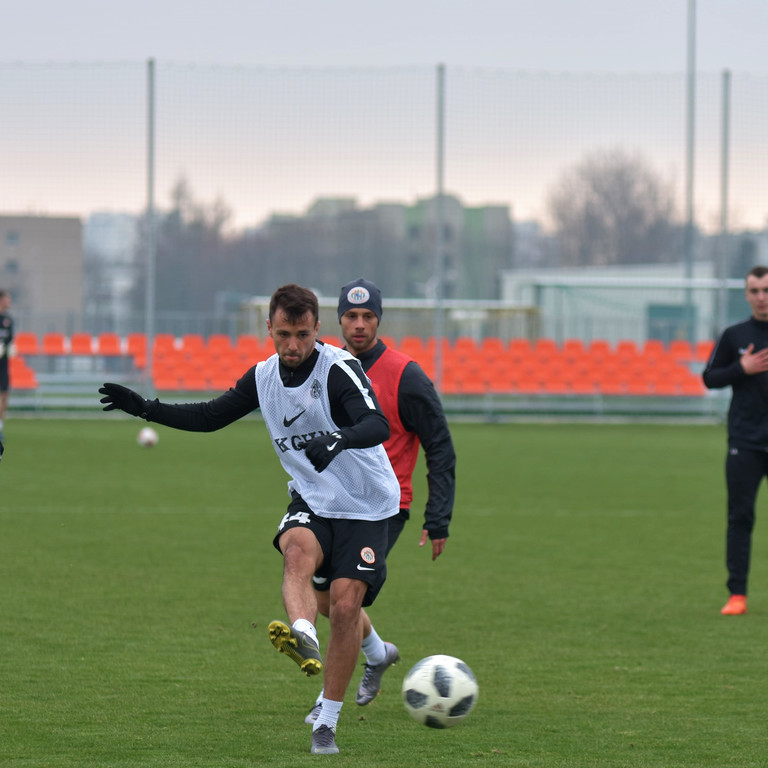 Trening drugiego zespołu przed meczem z Ruchem Zdzieszowice