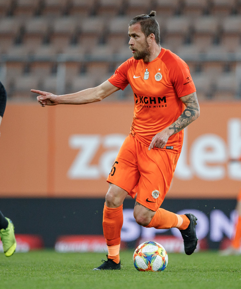 Jakub Mareš po meczu z Górnikiem Zabrze Jakub Mareš po meczu z Górnikiem Zabrze