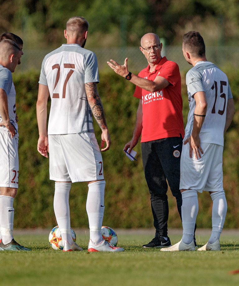 Trener Ben van Dael po sparingu z Widzewem | Wideo