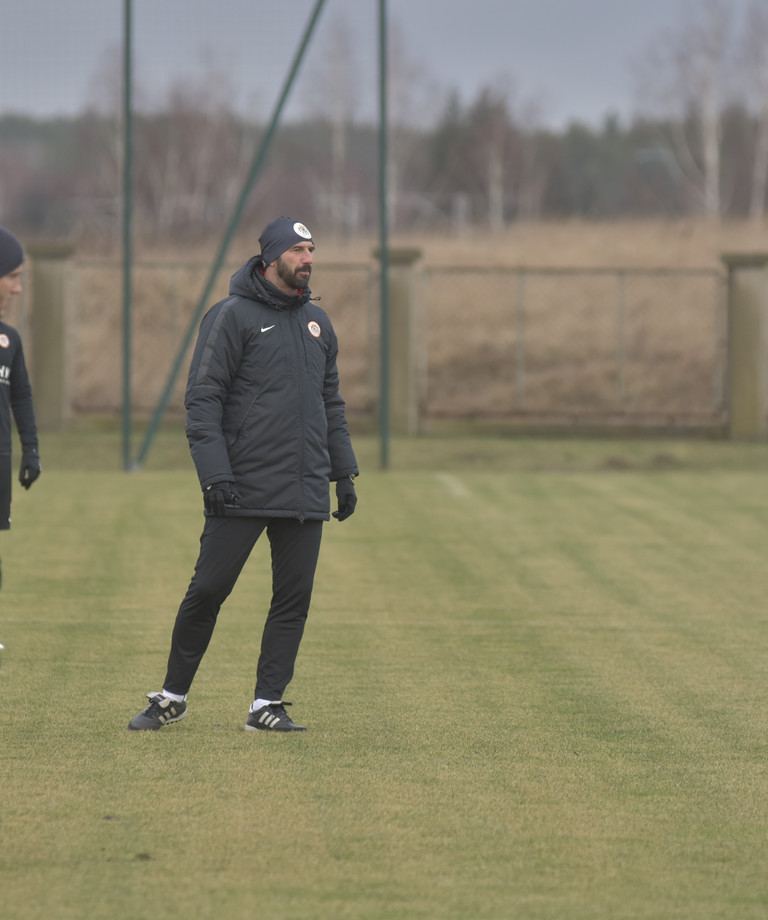 Pierwszy trening po powrocie do Lubina