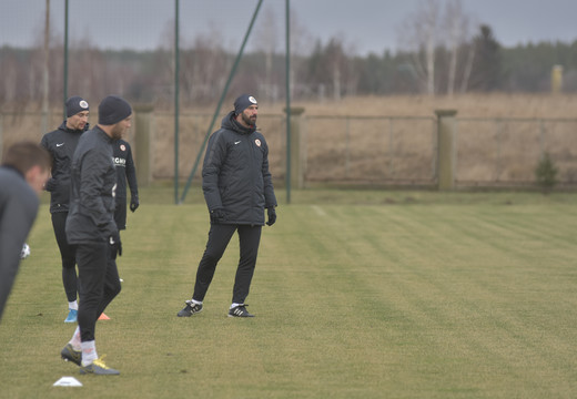 Pierwszy trening po powrocie do Lubina