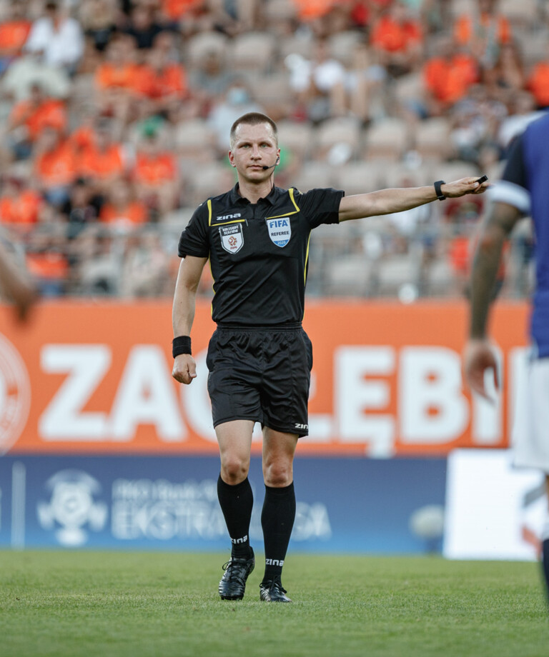 Bartosz Frankowski arbitrem meczu Lechia Gdańsk - KGHM Zagłębie Lubin