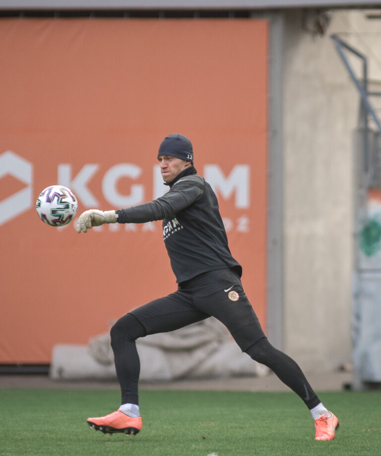 Miedziowi trenowali na Stadionie Zagłębia Miedziowi trenowali na Stadionie Zagłębia