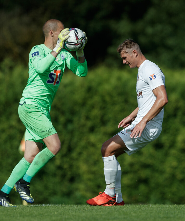 Martin Sevela i Karol Podliński podsumowali sparing z Lechem