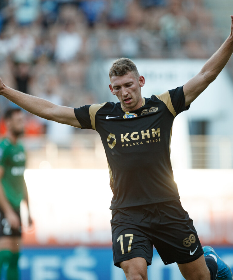 Patryk Szysz po meczu KGHM Zagłębie Lubin – Górnik Łęczna Patryk Szysz po meczu KGHM Zagłębie Lubin – Górnik Łęczna