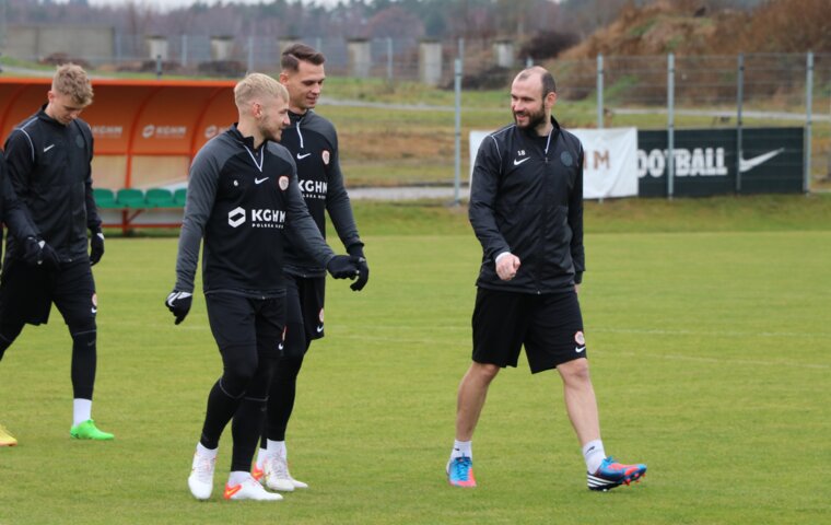 Przedświąteczny trening Miedziowych | Foto