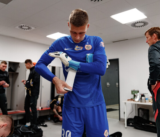 Dominik Hładun przed meczem z Górnikiem Zabrze