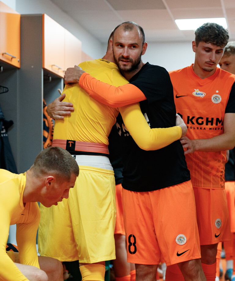 Filip Starzyński przed meczem ze Śląskiem Wrocław Filip Starzyński przed meczem ze Śląskiem Wrocław