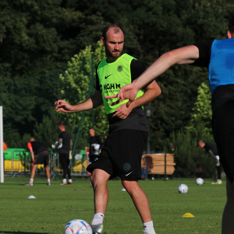 Trening Miedziowych w obiektywie