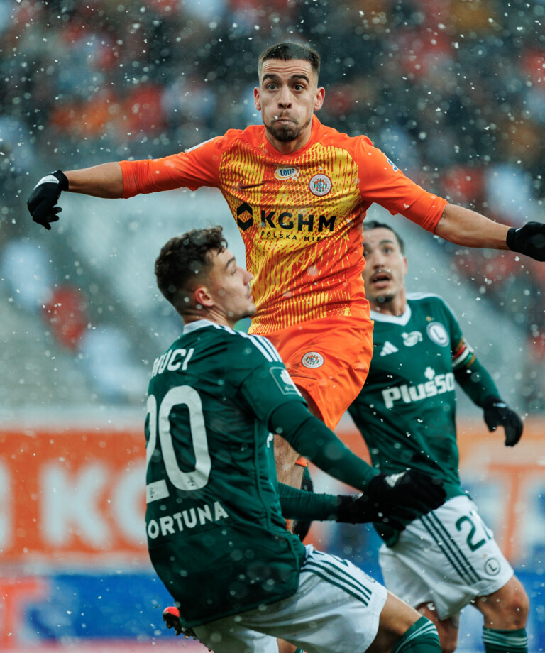 Luis Mata przed meczem z Ruchem Chorzów