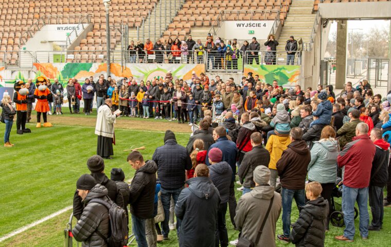 Święcenie pokarmów na stadionie Zagłębia | Fotorelacja