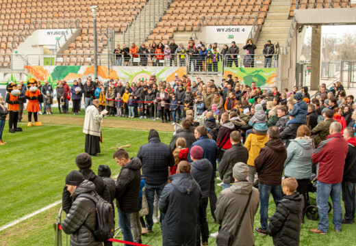 Święcenie pokarmów na stadionie Zagłębia | Fotorelacja