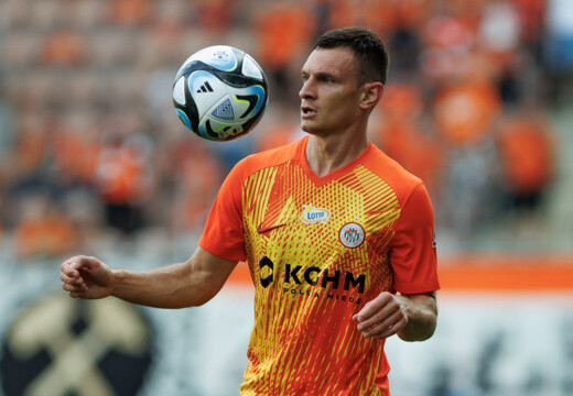 Damian Dąbrowski przed meczem z Pogonią