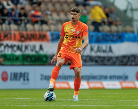 Aleks Ławniczak przed meczem z Górnikiem Zabrze