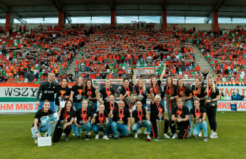 Piłkarki ręczne na meczu KGHM Zagłębie - Widzew Łódź!