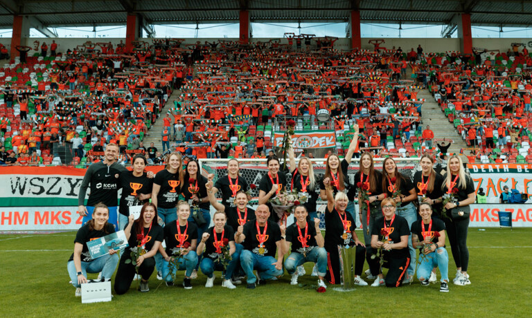 Piłkarki ręczne na meczu KGHM Zagłębie - Widzew Łódź!