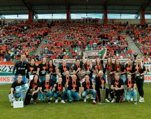 Piłkarki ręczne na meczu KGHM Zagłębie - Widzew Łódź!