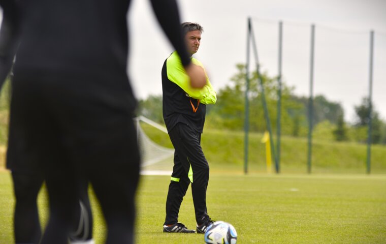 Trening Miedziowych przed mecz Legią