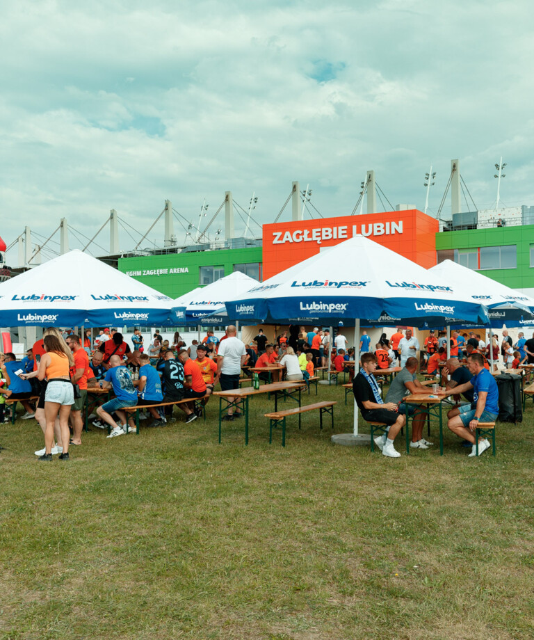Strefa Kibica przed meczem z Koroną Kielce Strefa Kibica przed meczem z Koroną Kielce