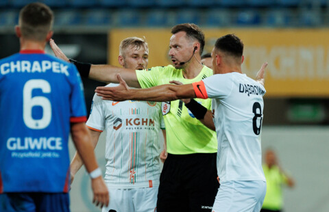 Paweł Raczkowski sędzią meczu Jagiellonia - KGHM Zagłębie Lubin