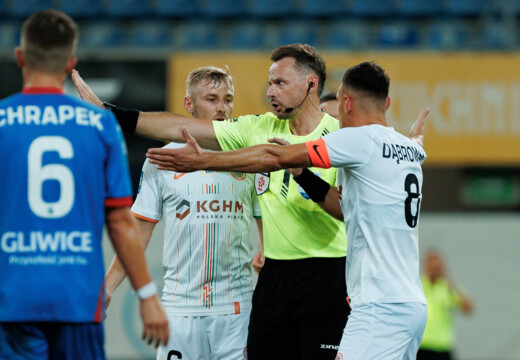 Paweł Raczkowski sędzią meczu Jagiellonia - KGHM Zagłębie Lubin
