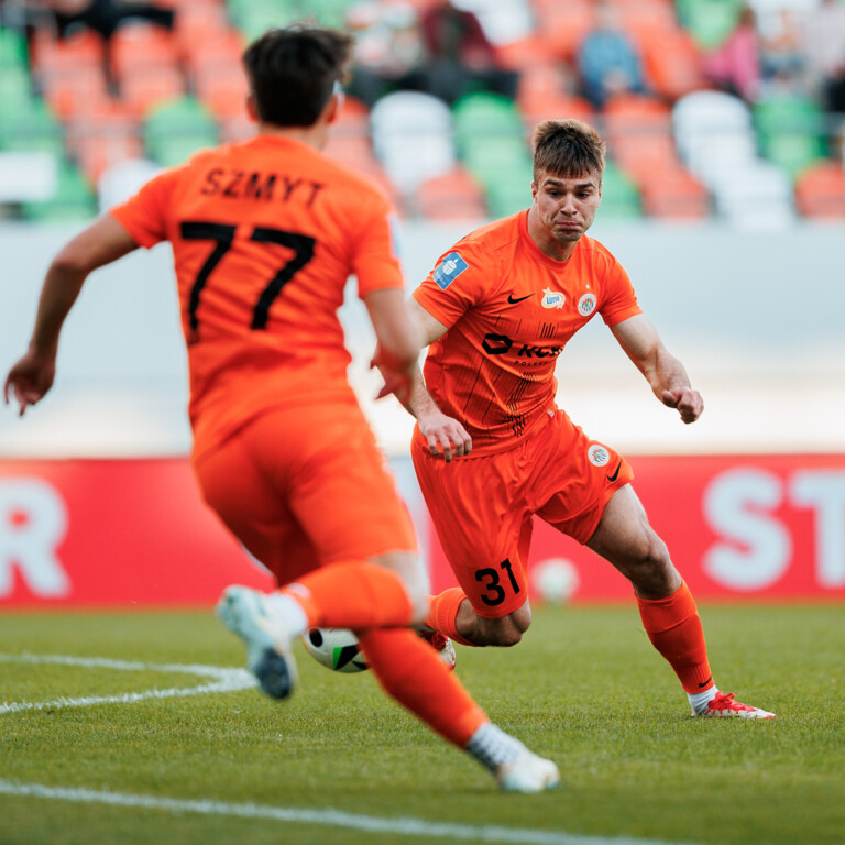 Igor Orlikowski przed meczem z Widzewem Łódź