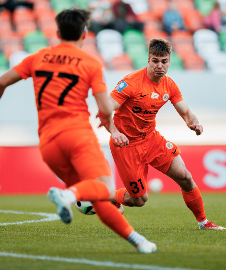 Igor Orlikowski przed meczem z Widzewem Łódź