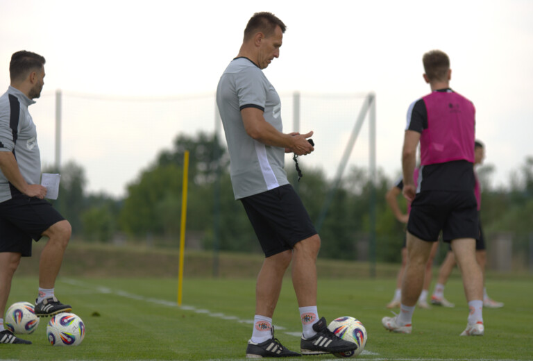 Przygotowania do meczu z Widzewem