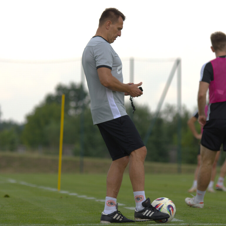 Przygotowania do meczu z Widzewem