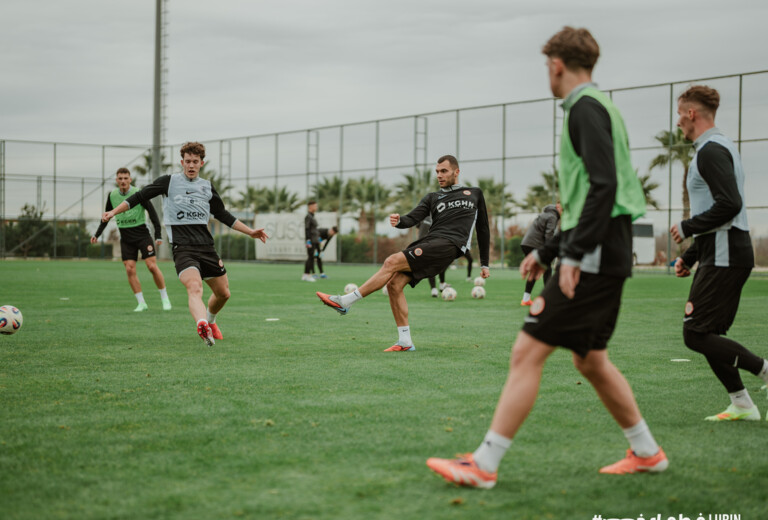 Pierwszy trening na tureckiej ziemi