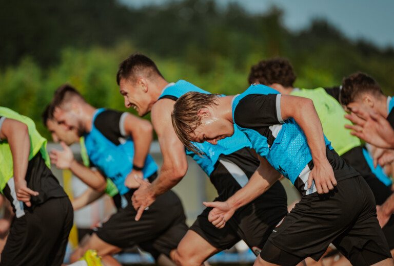 Pierwszy trening w Opalenicy