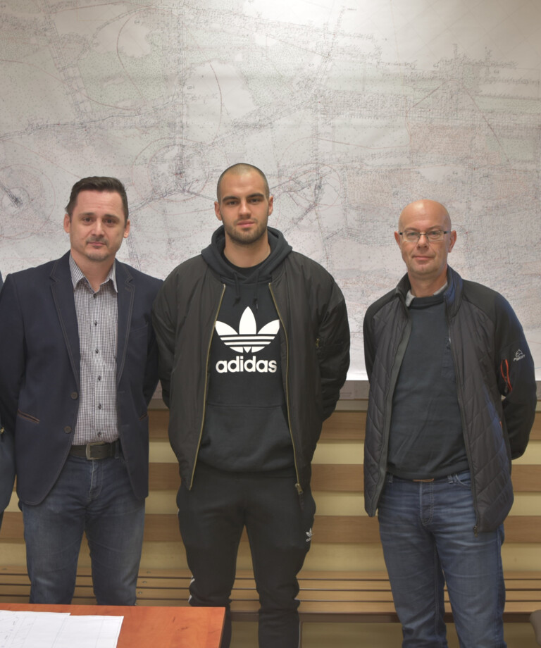 Trener Miedziowych Ben van Dael i Damian Oko w kopalni ZG Lubin Trener Miedziowych Ben van Dael i Damian Oko w kopalni ZG Lubin