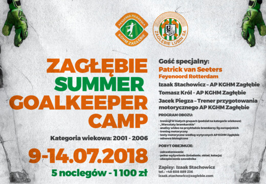 Druga edycja Zagłębie Goalkeeper Camp. Ruszają zapisy!