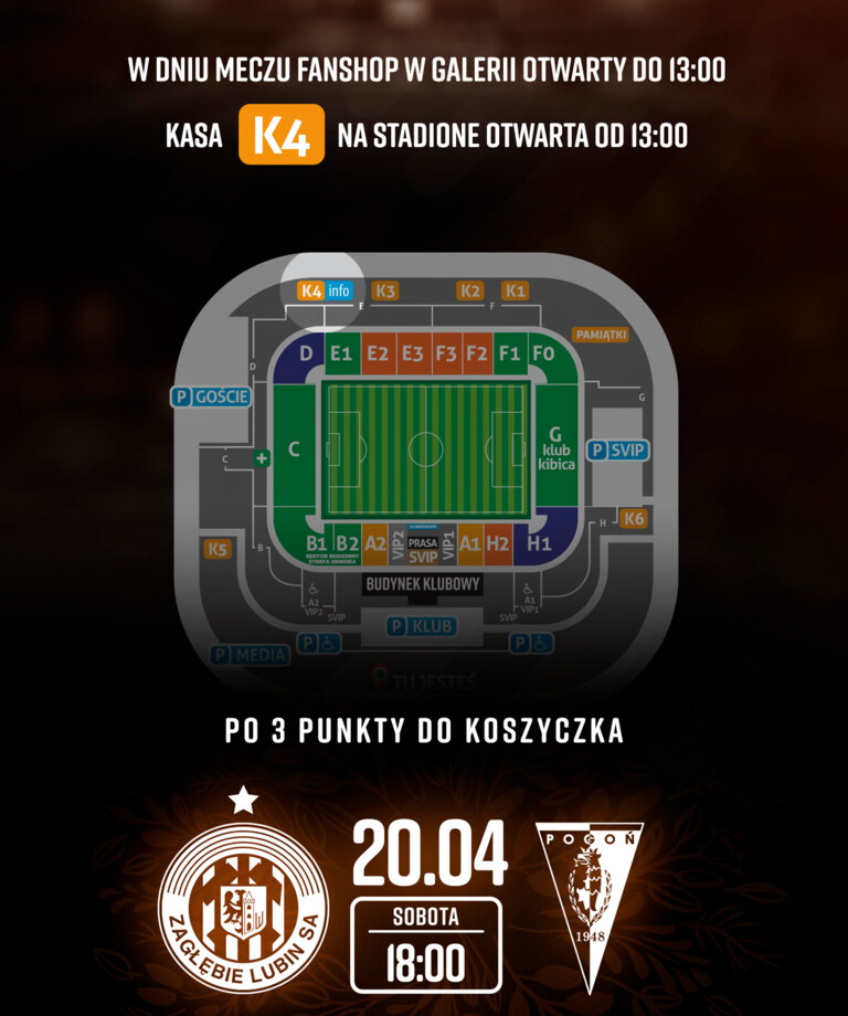 Bilety na mecz #ZAGPOG kupisz wcześniej. Kasy będą otwarte już od 13:00 Bilety na mecz #ZAGPOG kupisz wcześniej. Kasy będą otwarte już od 13:00