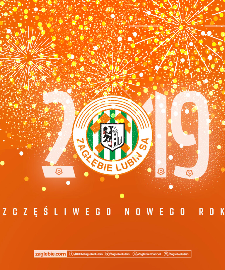 Szczęśliwego nowego roku życzy Zagłębie Lubin! Szczęśliwego nowego roku życzy Zagłębie Lubin!