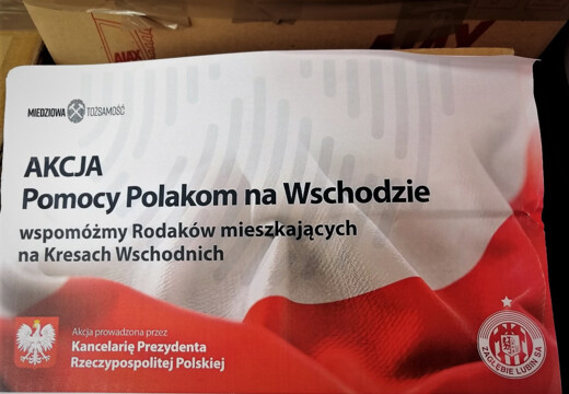  Zagłębie Lubin wsparło z Auchan i kibicami Akcję Pomocy Polakom na Wschodzie