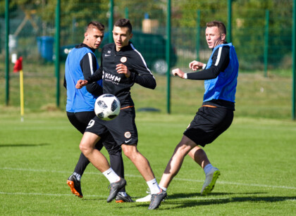 Przygotowania do meczu Górnik Zabrze - KGHM Zagłębie Lubin
