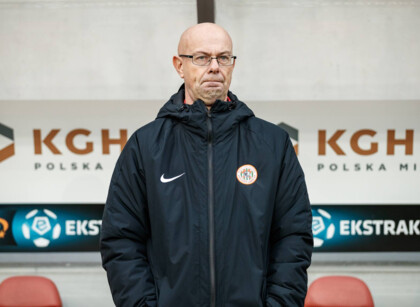 Trener Ben Van Dael przed meczem Jagiellonia Białystok - KGHM Zagłębie Lubin